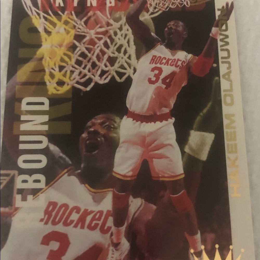 Hakeem Olajuwon Fleer Ultra number 6 of 10